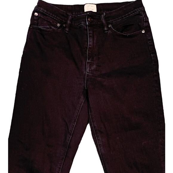 J. Crew Factory Women's Dark Purple Ankle Jeans - Picture 3 of 7